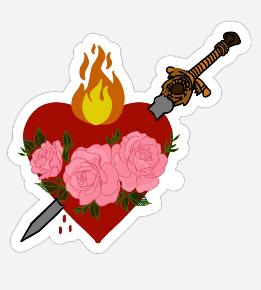 Vinyl Sticker-Immaculate Heart of Mary