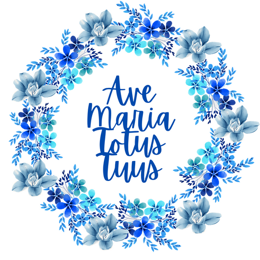 Vinyl Sticker-Ave Maria