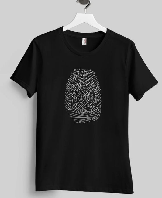 T-shirt- Psalm 139 in a fingerprint