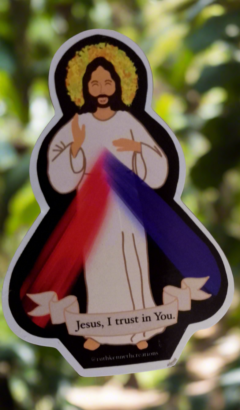 Vinyl Sticker- Divine Mercy
