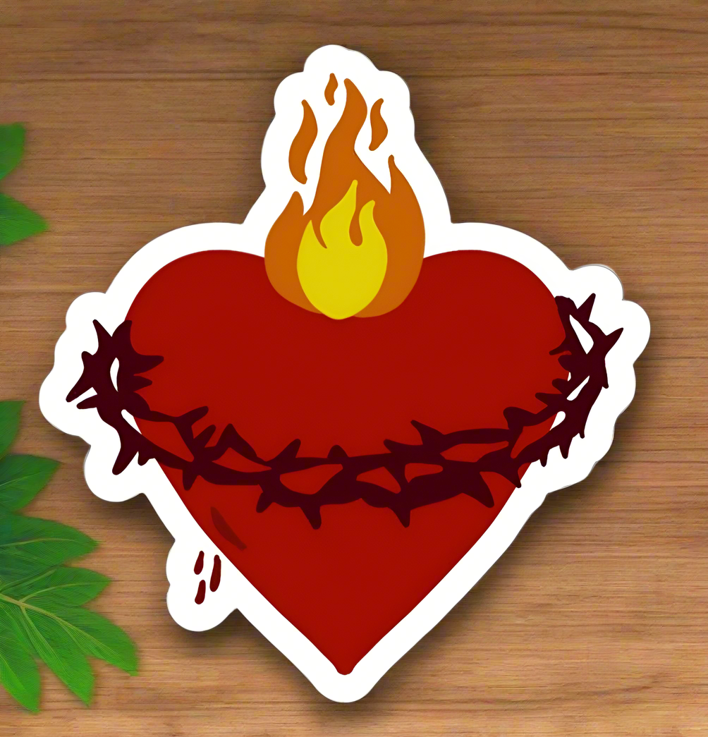 Vinyl Sticker- Sacred Heart of Jesus